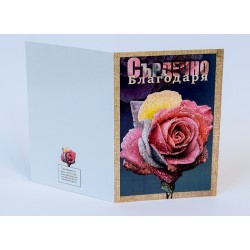 КАРТИЧКА СЪРДЕЧНО БЛАГОДАРЯ
