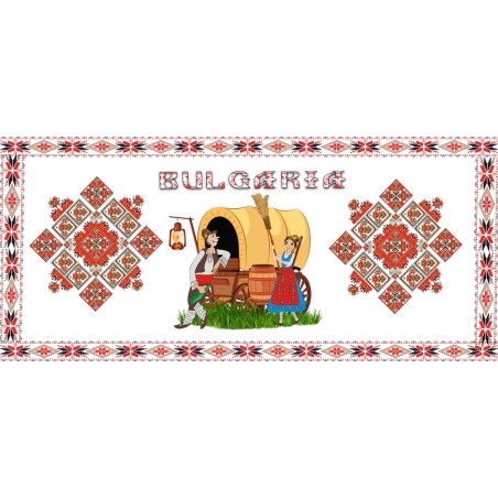 ЧАША С БЪЛГАРСКИ МОТИВИ