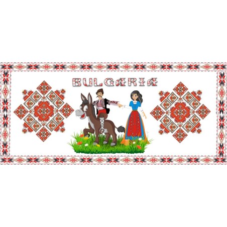 ЧАША С БЪЛГАРСКИ МОТИВИ