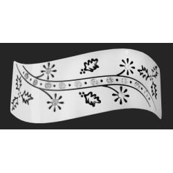 Щипка за коса с камъни