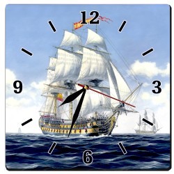 СТЕНЕН ЧАСОВНИК С МОРСКИ МОТИВИ