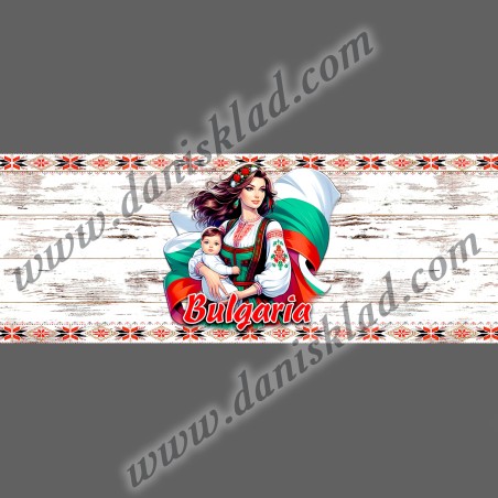 ЧАША С БЪЛГАРСКИ МОТИВИ