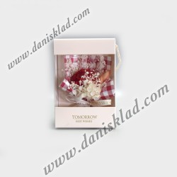 БУКЕТ ЦВЕТЯ В КУТИЯ 12-17.5 СМ.